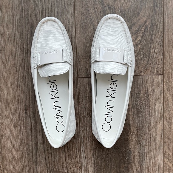 CALVIN Klein White Leather Loafers | 7 - Picture 8 of 8